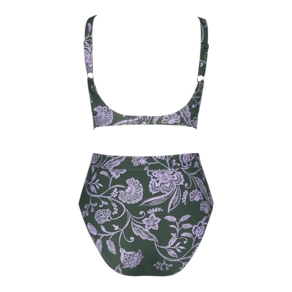 NWT-CUPSHE-WOMENS SWIMSUIT-HIGH WAIST-SIZE MEDIUM - Picture 5 of 13